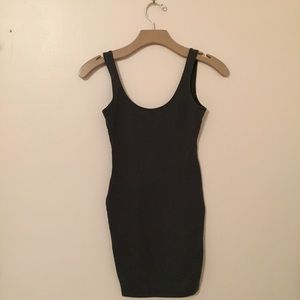 American Apparel Grey Body Con Dress