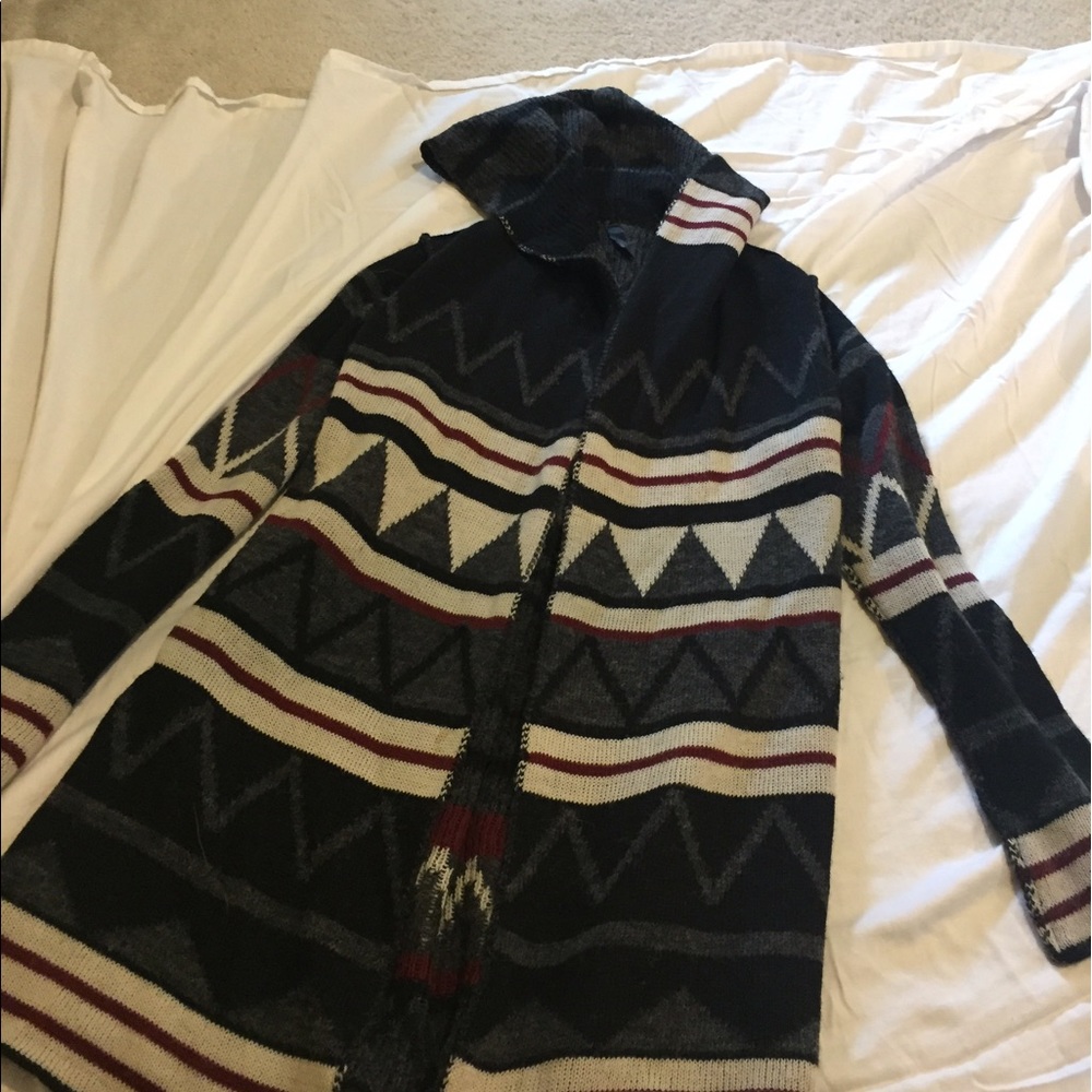 Tribal Print Cardigan