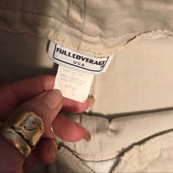 FULL COVERAGE*  stretch Bermuda Shorts,  sz11/12 - Picture 2 of 3