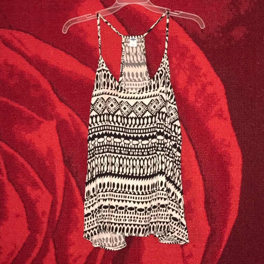 Tribal print tank