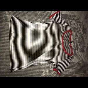 Cute Striped Crop Top