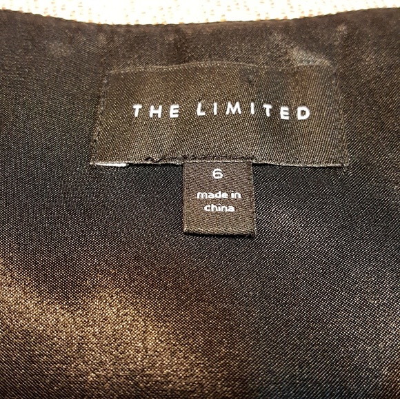 The Limited Black & Gray Patterned Silk Skirt - Picture 2 of 6