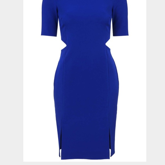 Topshop Dresses - *Brand NEW* Topshop blue split front dress Topshop Dresses - *Brand NEW* Topshop blue split front dress