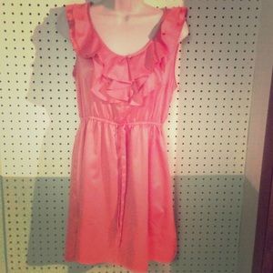 Salmon colored summer dress
