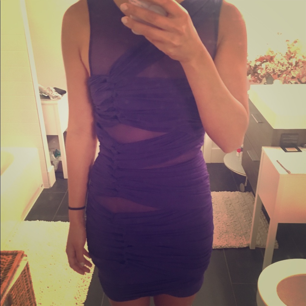 SOLD Purple BCBG MAXAZRIA Runway Cocktail Dress