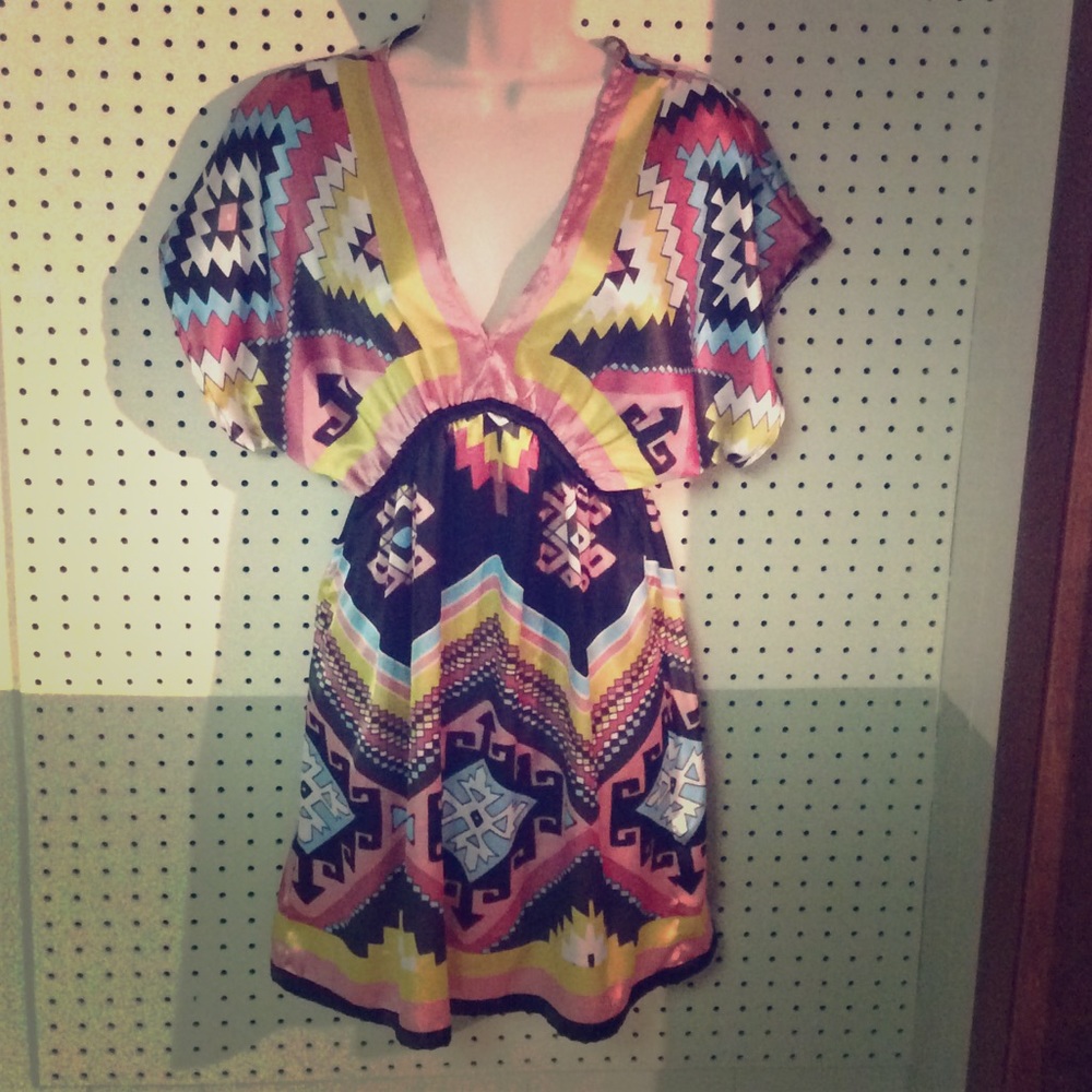 Breezy sleeve women's shirt dress