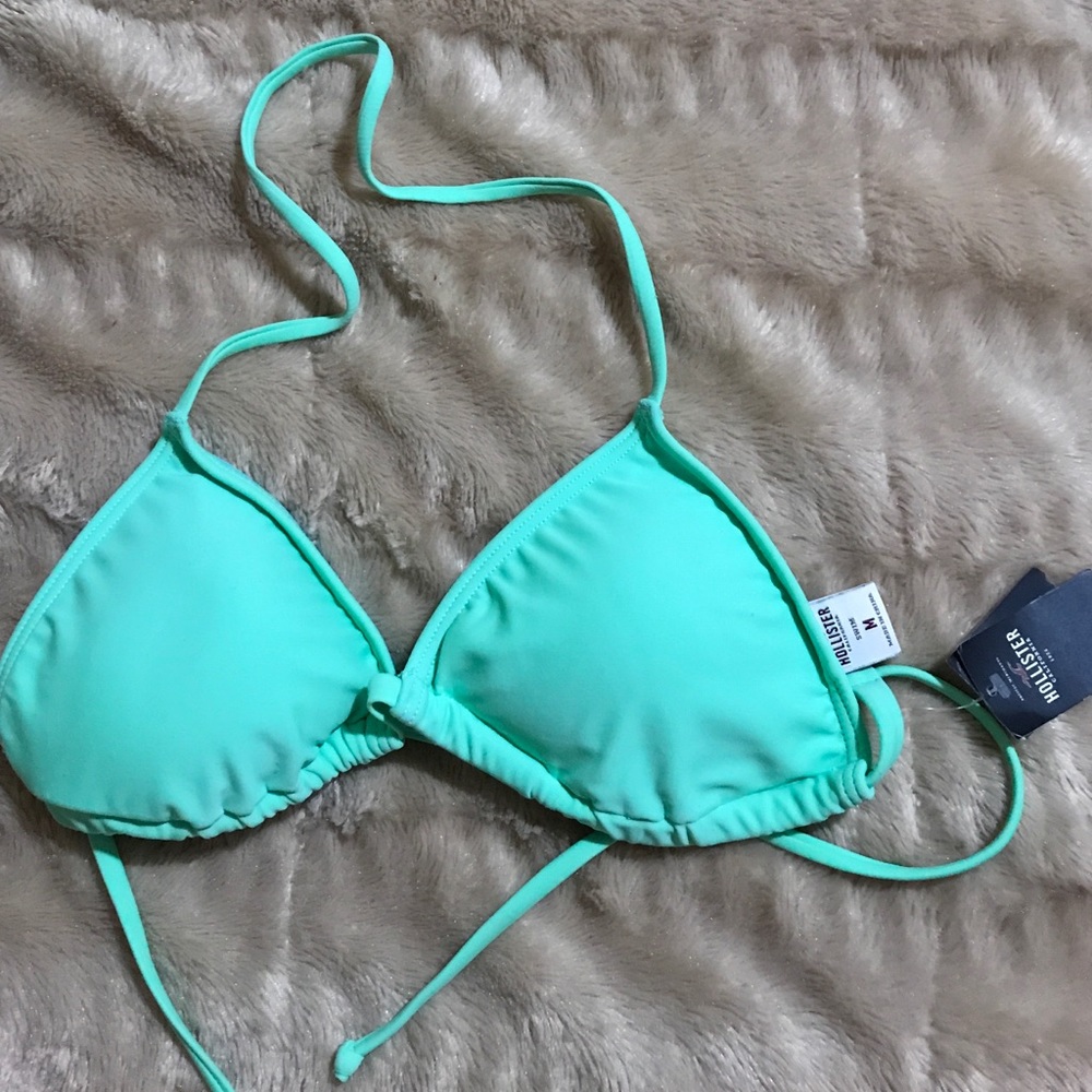 NEW! Hollister Aqua Swim Top Medium