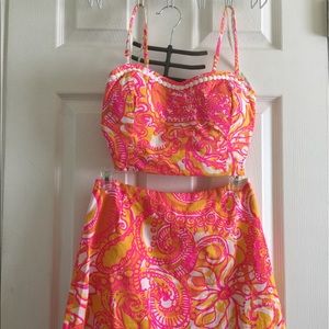 Lilly Pulitzer Marbella crop set