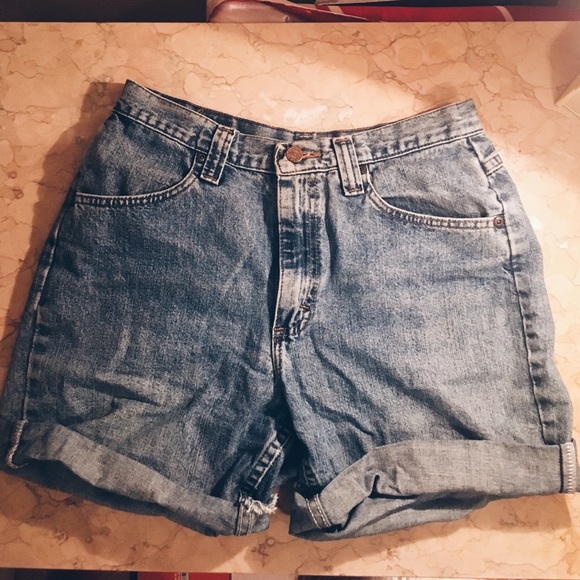 Free People Pants - High waisted vintage jean shorts