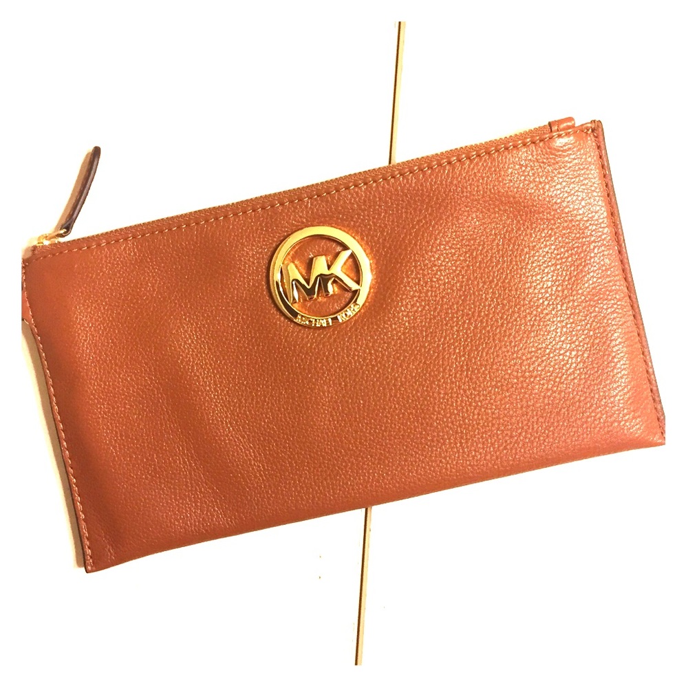 Michael Kors Clutch, Brown, NWT