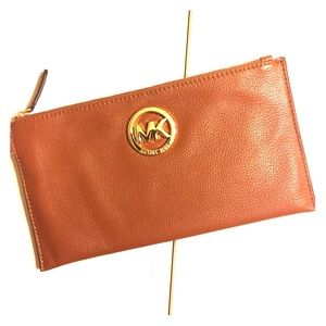 Michael Kors Clutch, Brown, NWT