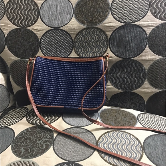 Navy Cross Body Bag - Picture 2 of 3