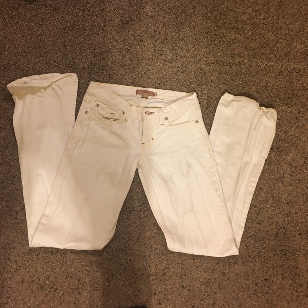 SOLD,Abercrombie Vintage White Jeans