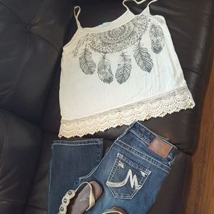 Dreamcatcher and Lace Tank