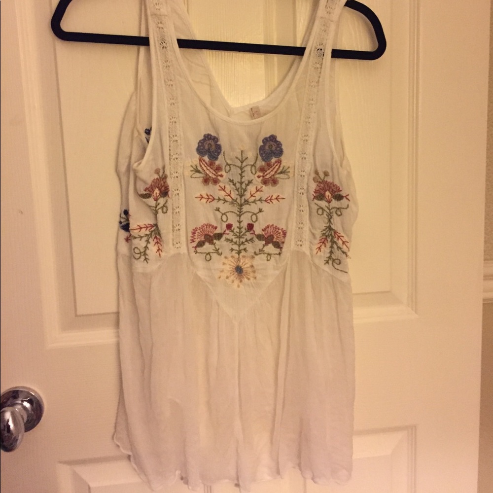 free people floral tank