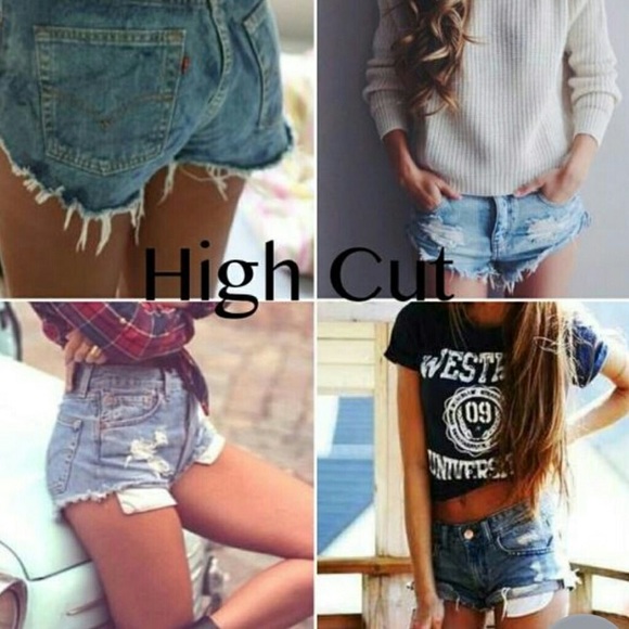 Custom vintage Levi's hi cut shorts made to order - Picture 3 of 5