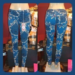 Grane jeans floral print
