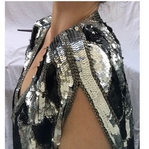 Beyond Vintage beaded sequin top