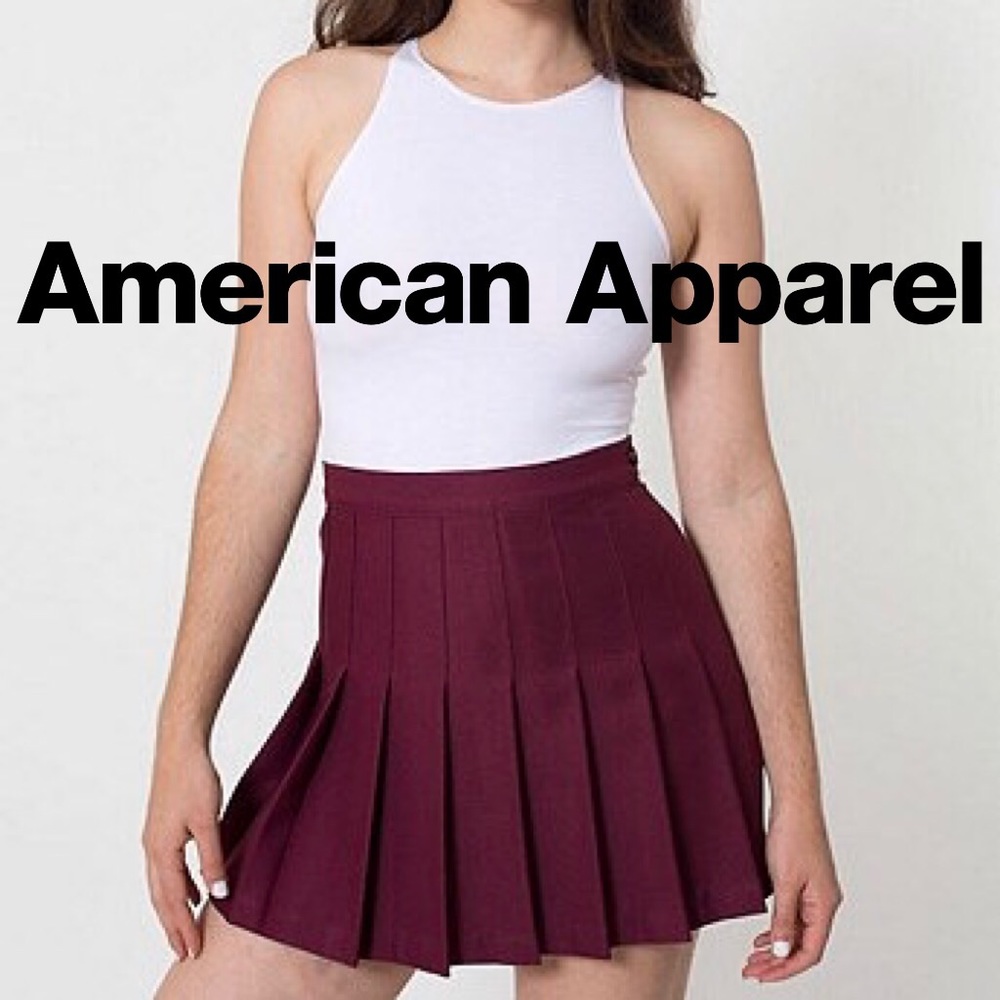 American Apparel Tennis Skirt