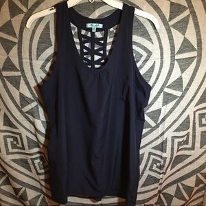 Dark Blue Tank Top