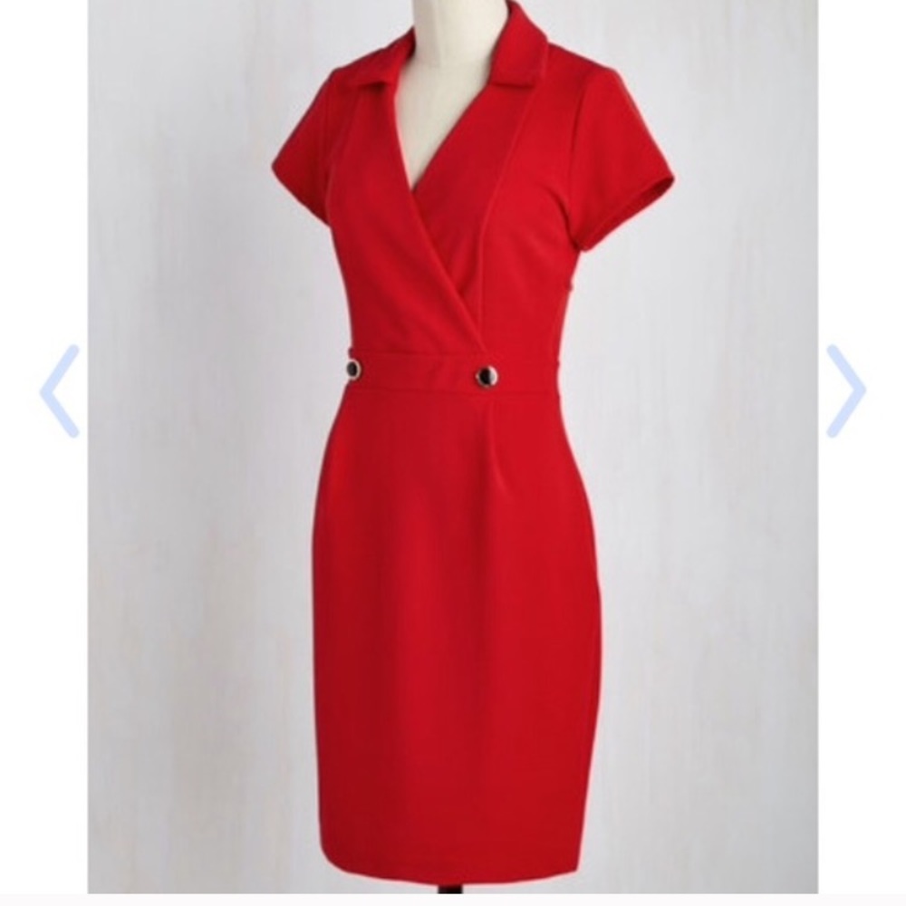 Modcloth red dress Women's size XL
