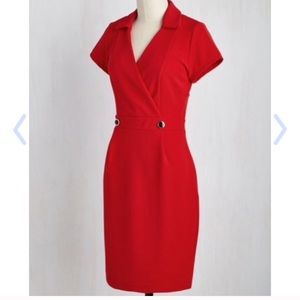 Modcloth red dress Women's size XL