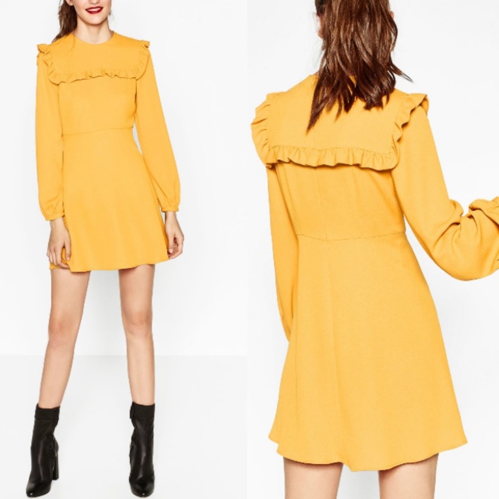 Zara Mustard Dress