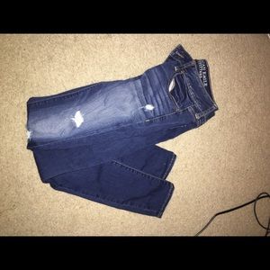 American eagle distressed jegging