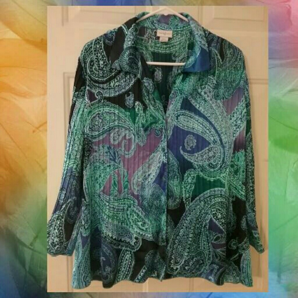 BEAUTIFUL   LONG  SLEEVE  BLOUSE