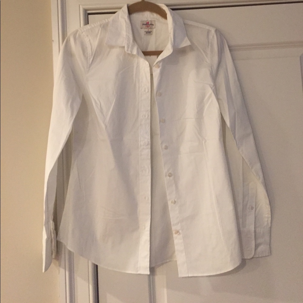 Never work white button up