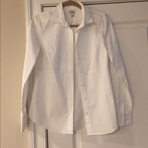 Never work white button up