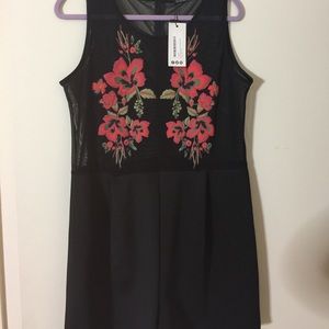 Boohoo Plus Emilia Mesh Playsuit New Size 16