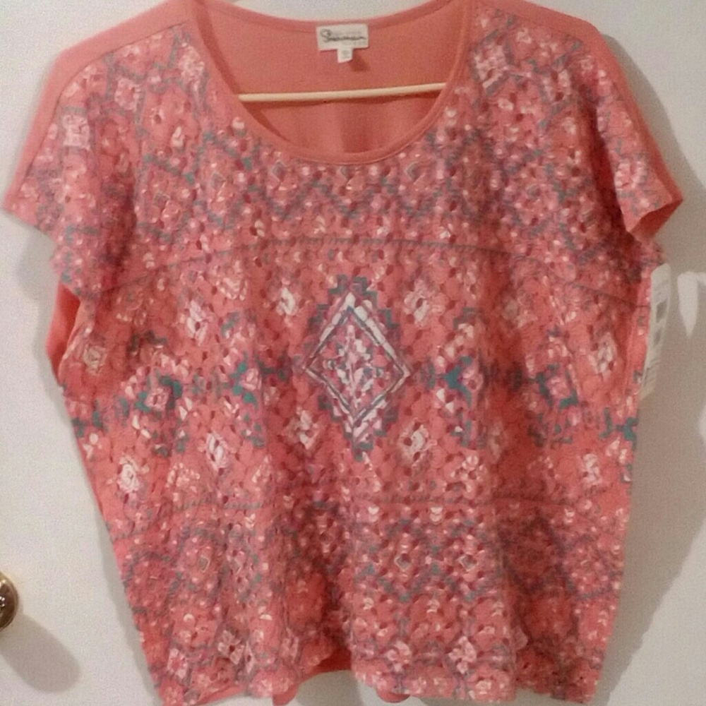 NEW TEN SIXTY SHERMAN GIRLS Lace Top