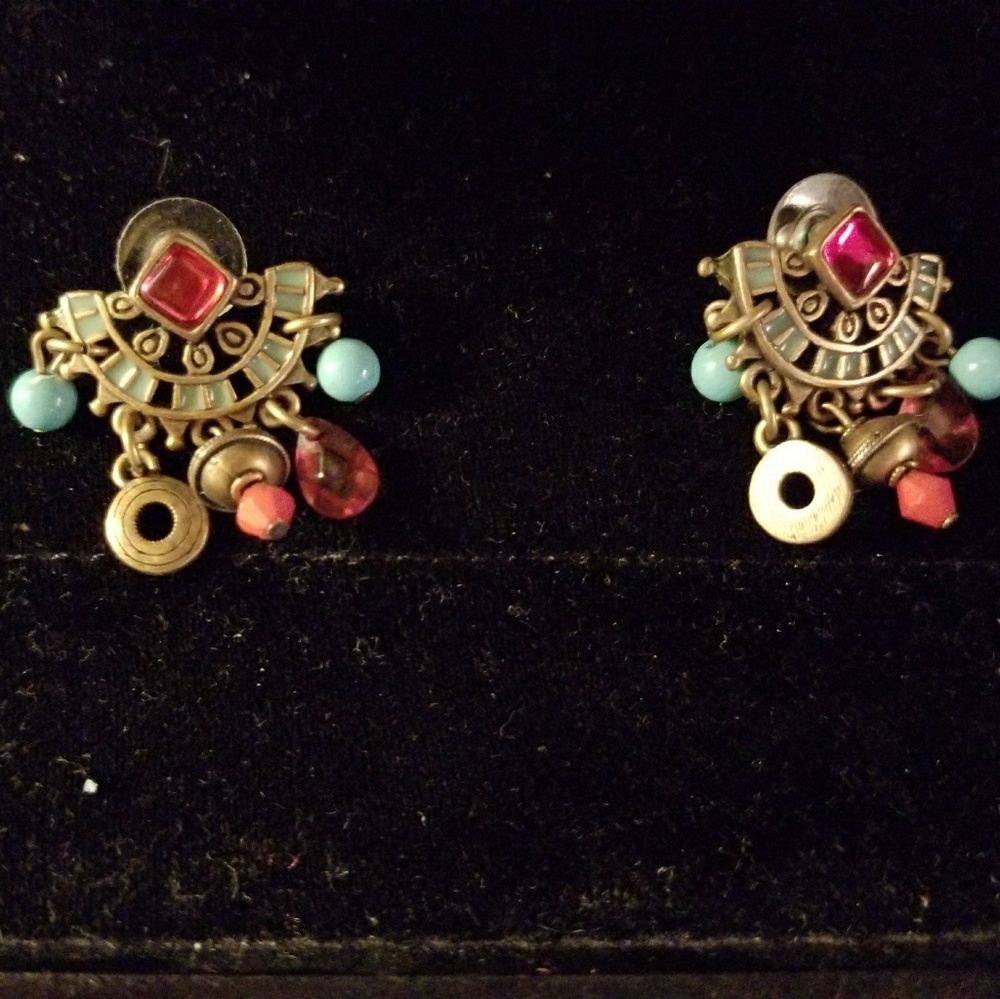 Chico's Aztec inspired earrings