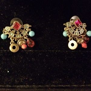 Chico's Aztec inspired earrings