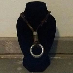 Leather Men's Necklace