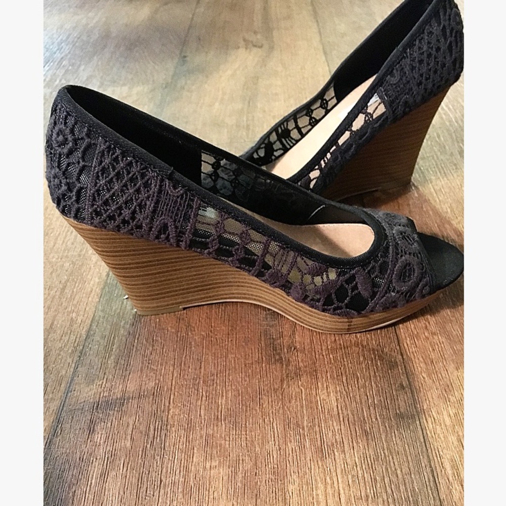 Beautiful black wedges! Bundle❤