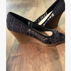 Beautiful black wedges! Bundle❤