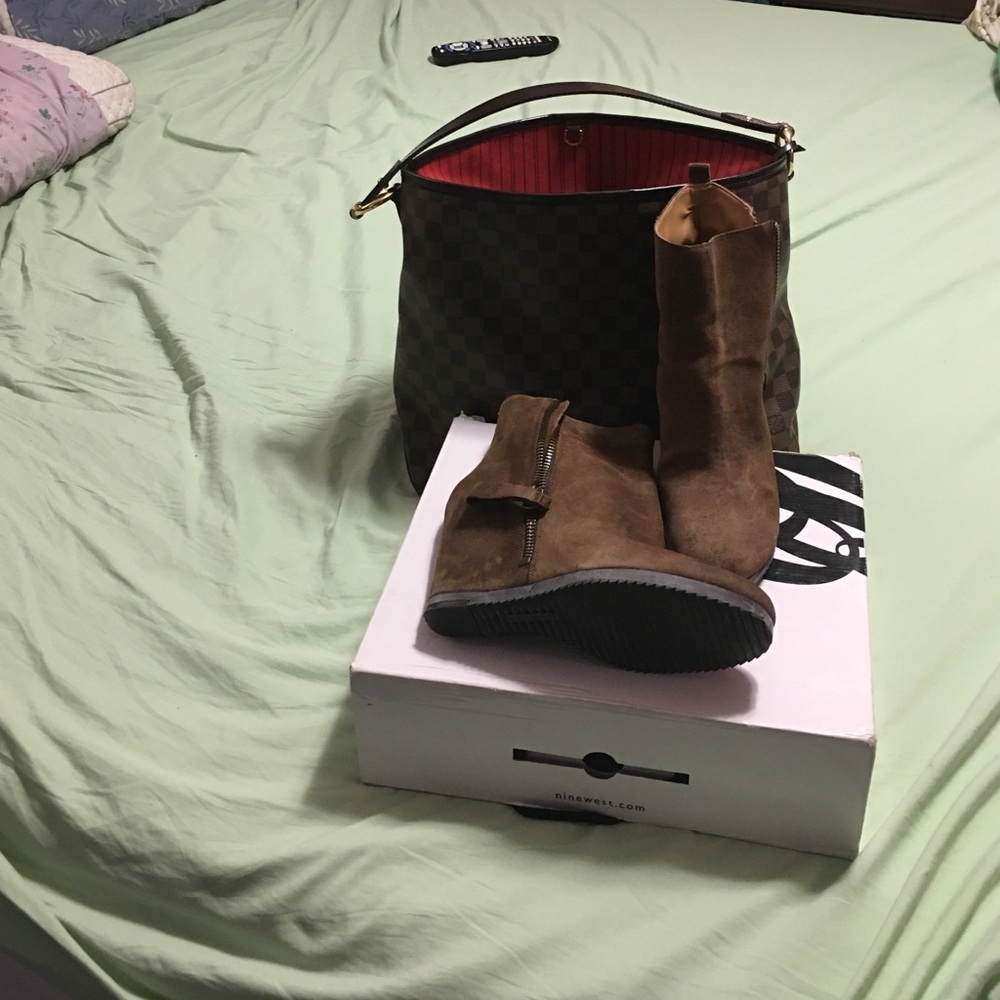 Nine West wedge boots