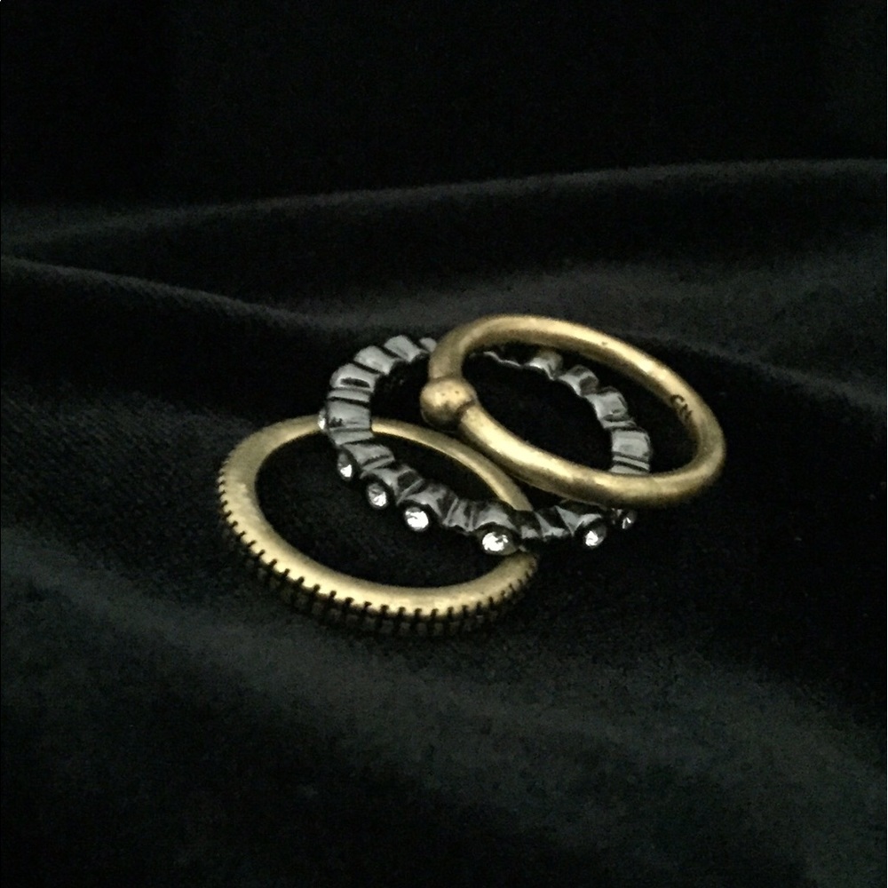 Silpada K&R Destination Stack Rings set of three