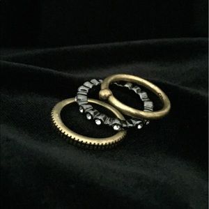 Silpada K&R Destination Stack Rings set of three