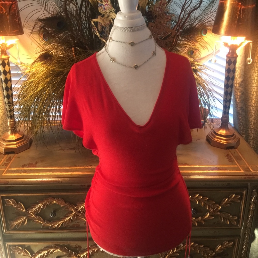Sexy red top item#T106