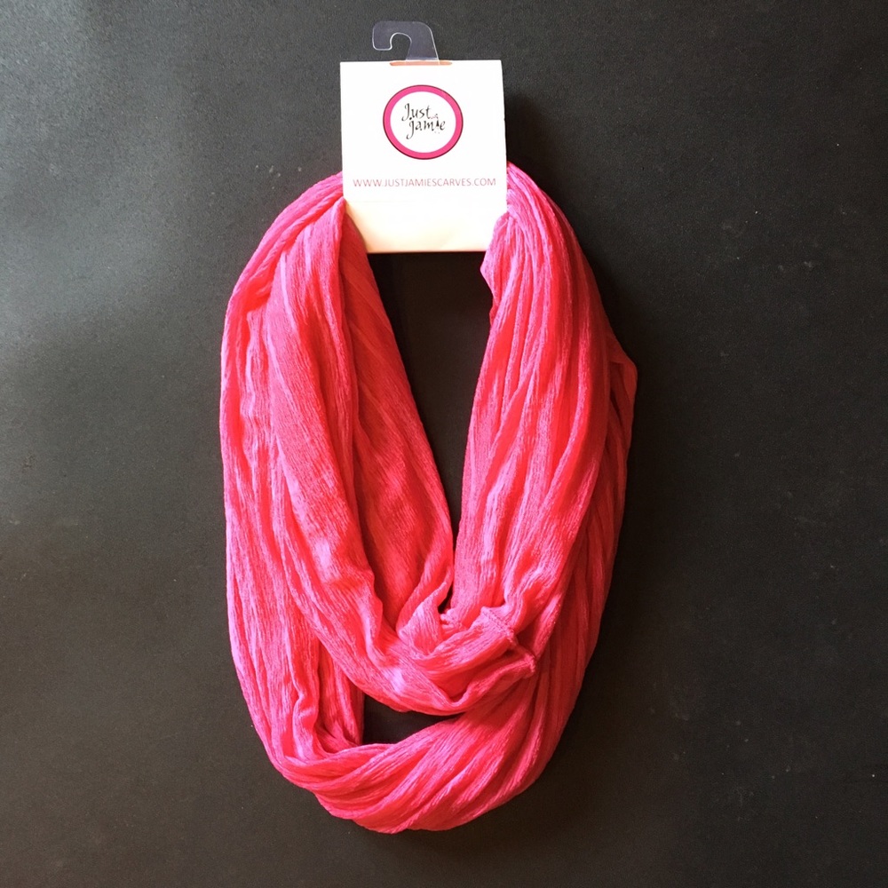 Pink Infinity Scarf