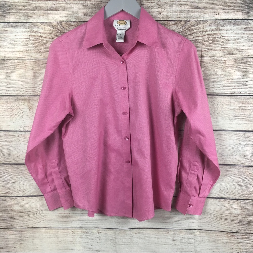 Talbots Petite Shirt Stretch Wrinkle Resistant SZ6