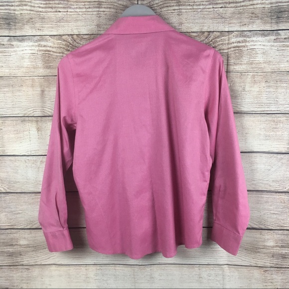 Talbots Petite Shirt Stretch Wrinkle Resistant SZ6 - Picture 3 of 3