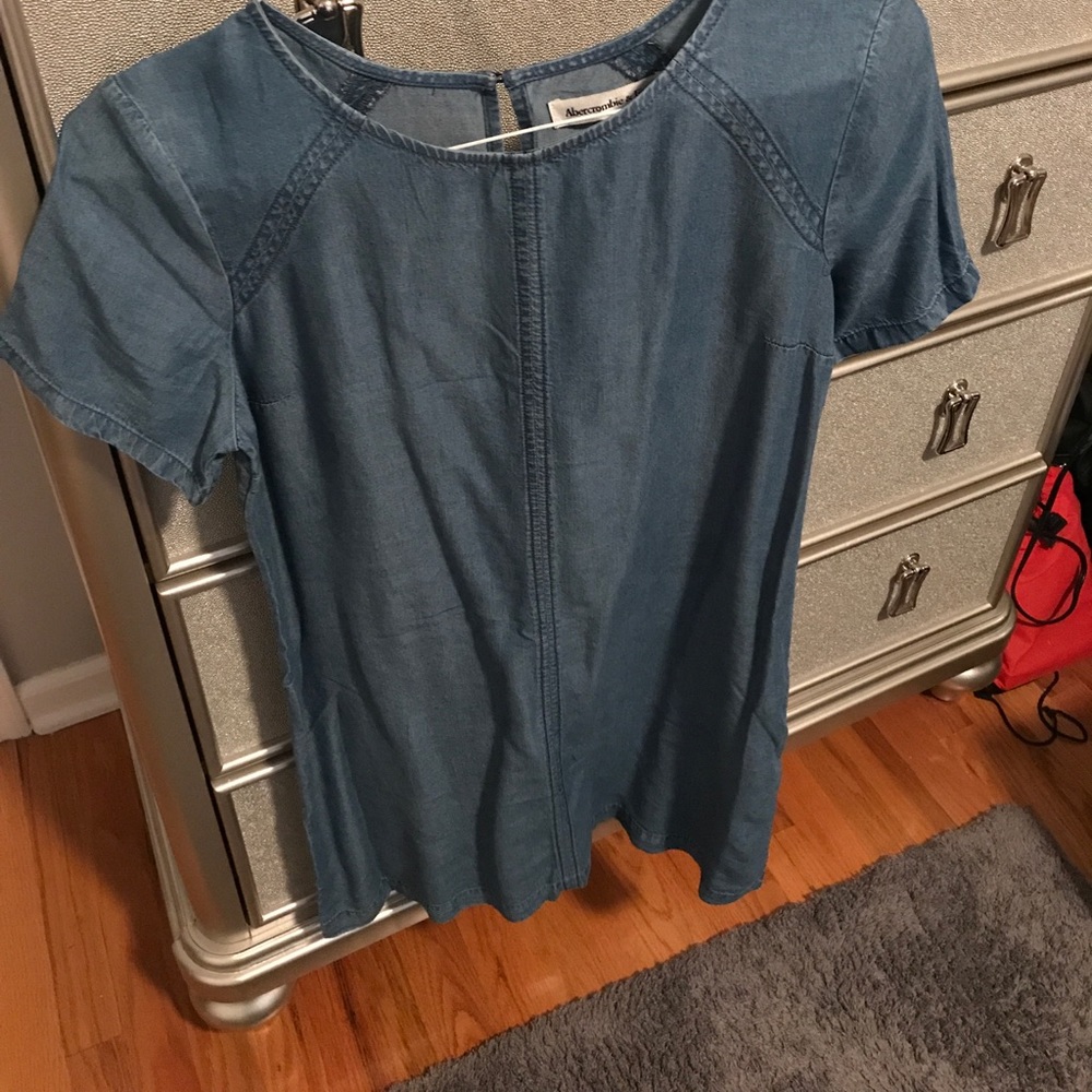 Abercrombie and fitch soft denim dress size small