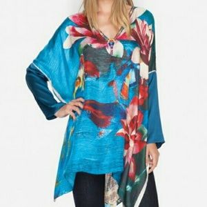 Johnny Was Water Lilly tunic