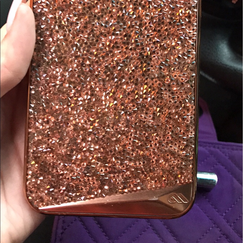 ROSE GOLD 6s PLUS CASE MATE CASE