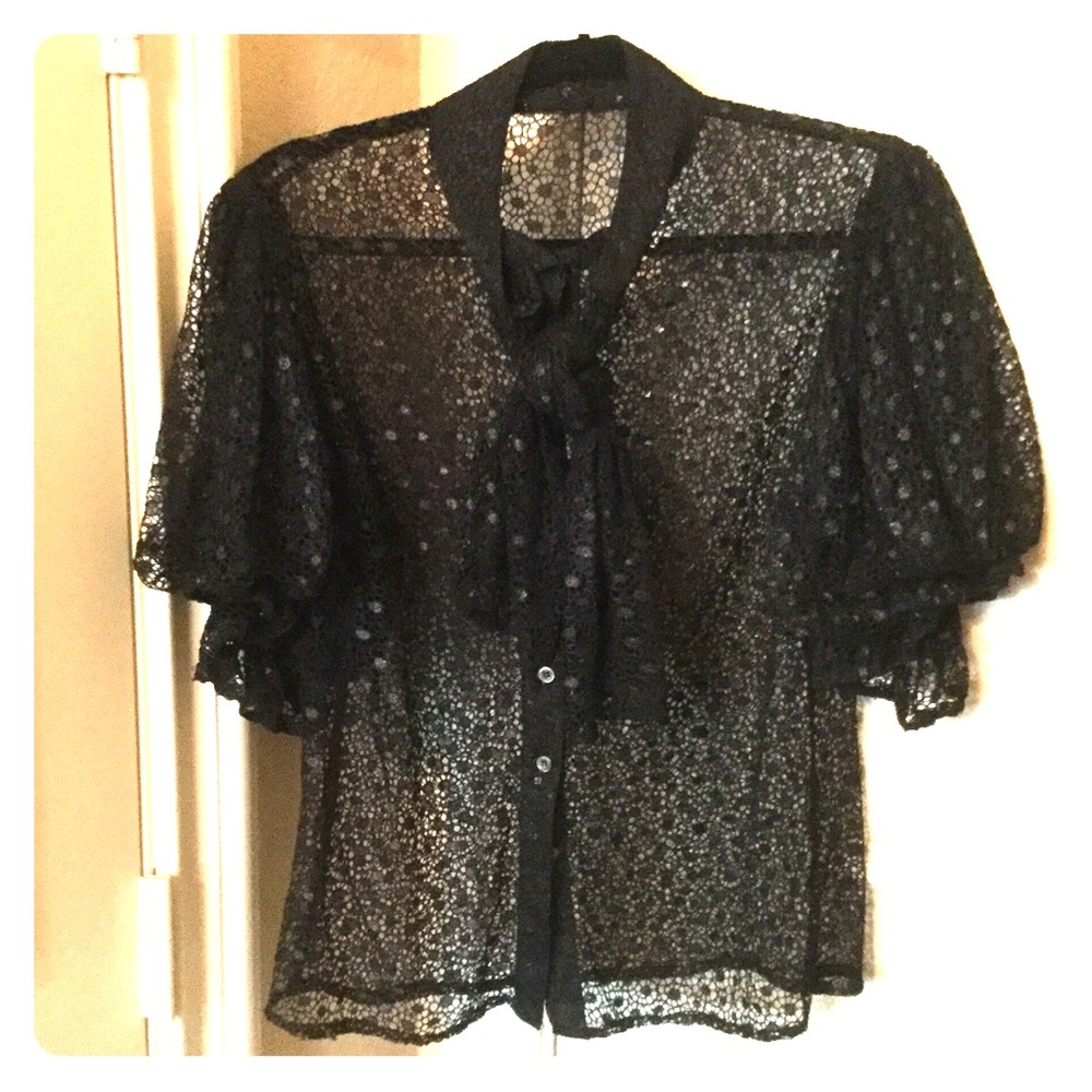 Beautiful Black Bell Sleeve Top