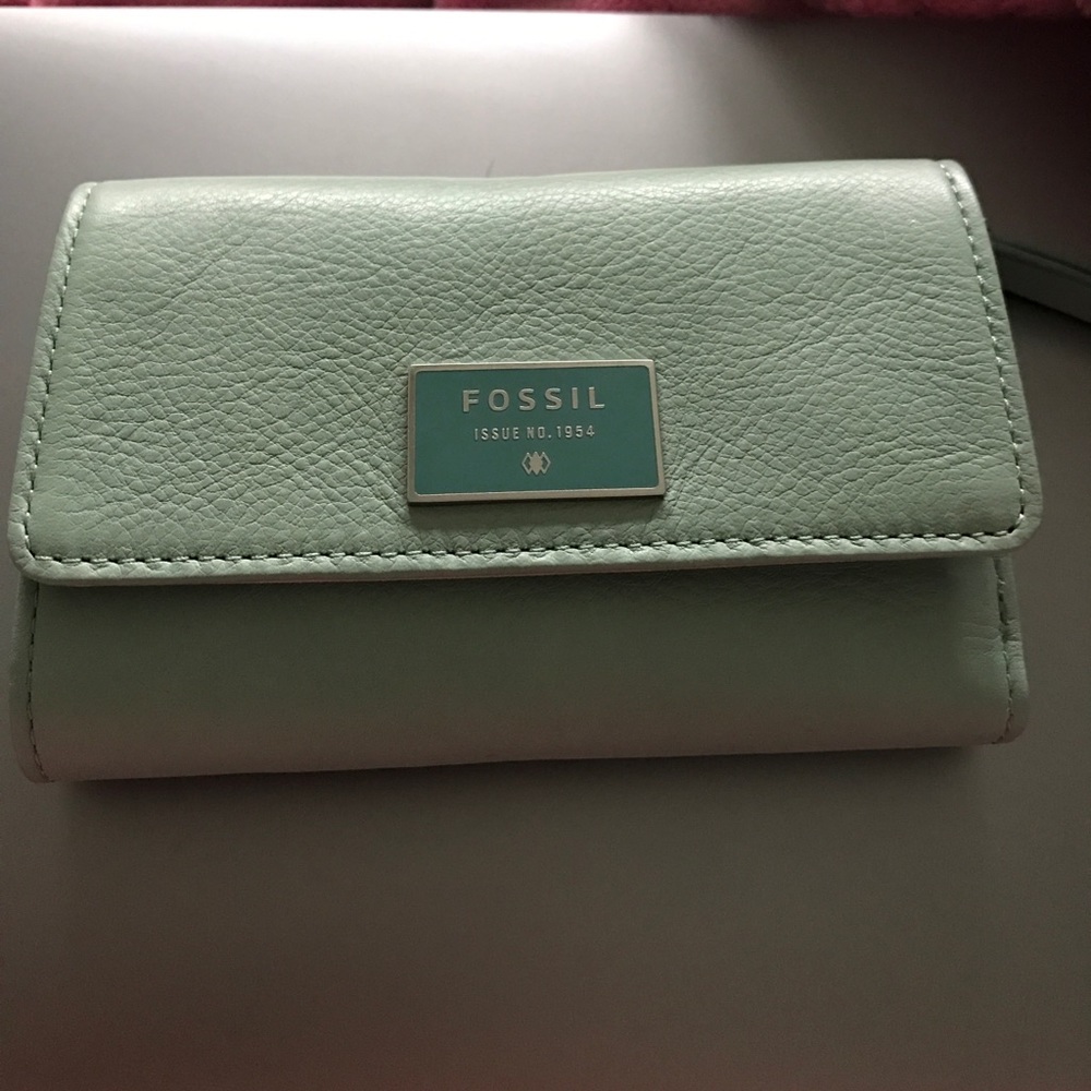 Sea Glass Small Dawson Fossil Wallet